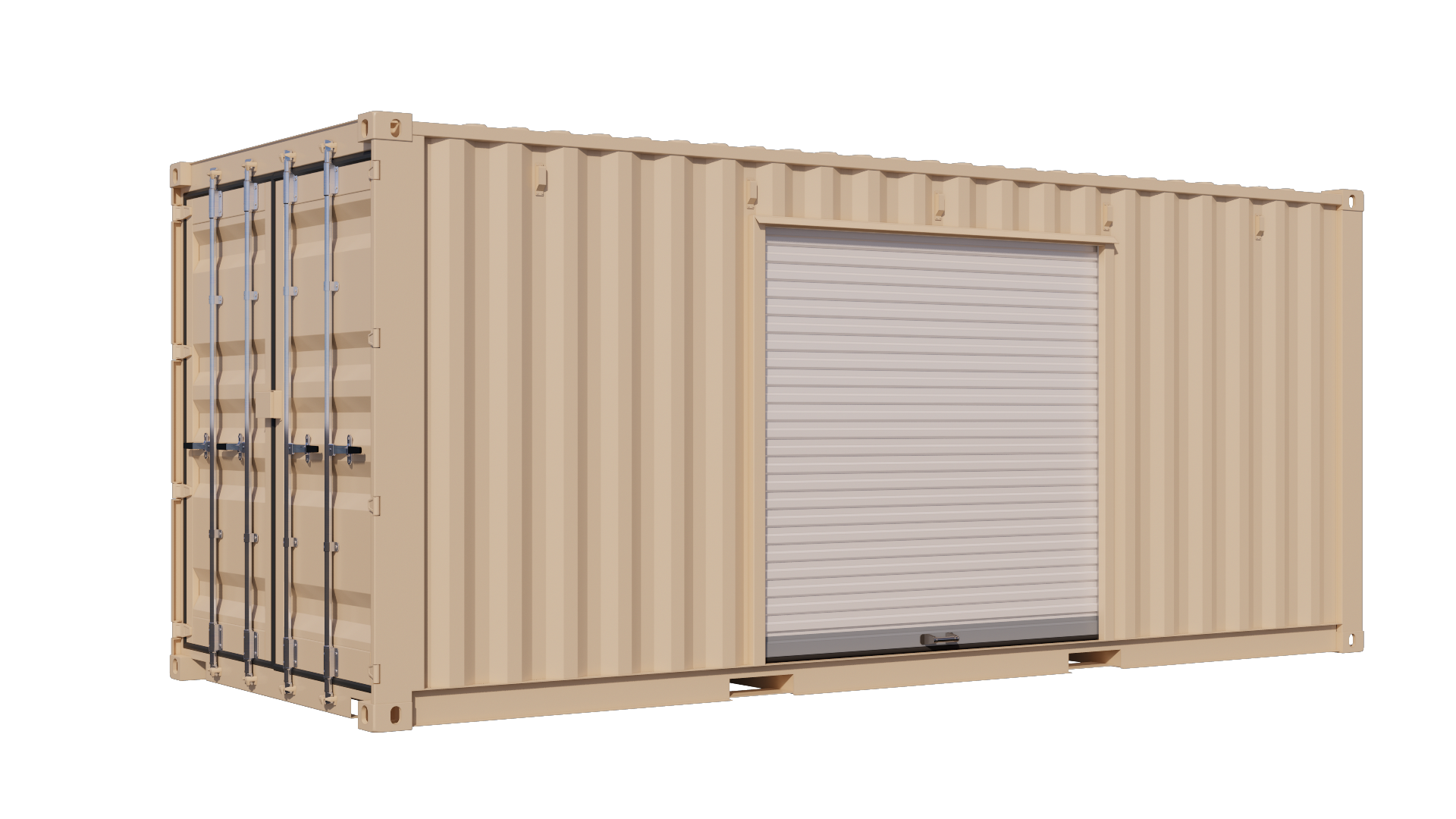 Storage Containers with Roll-Up Doors