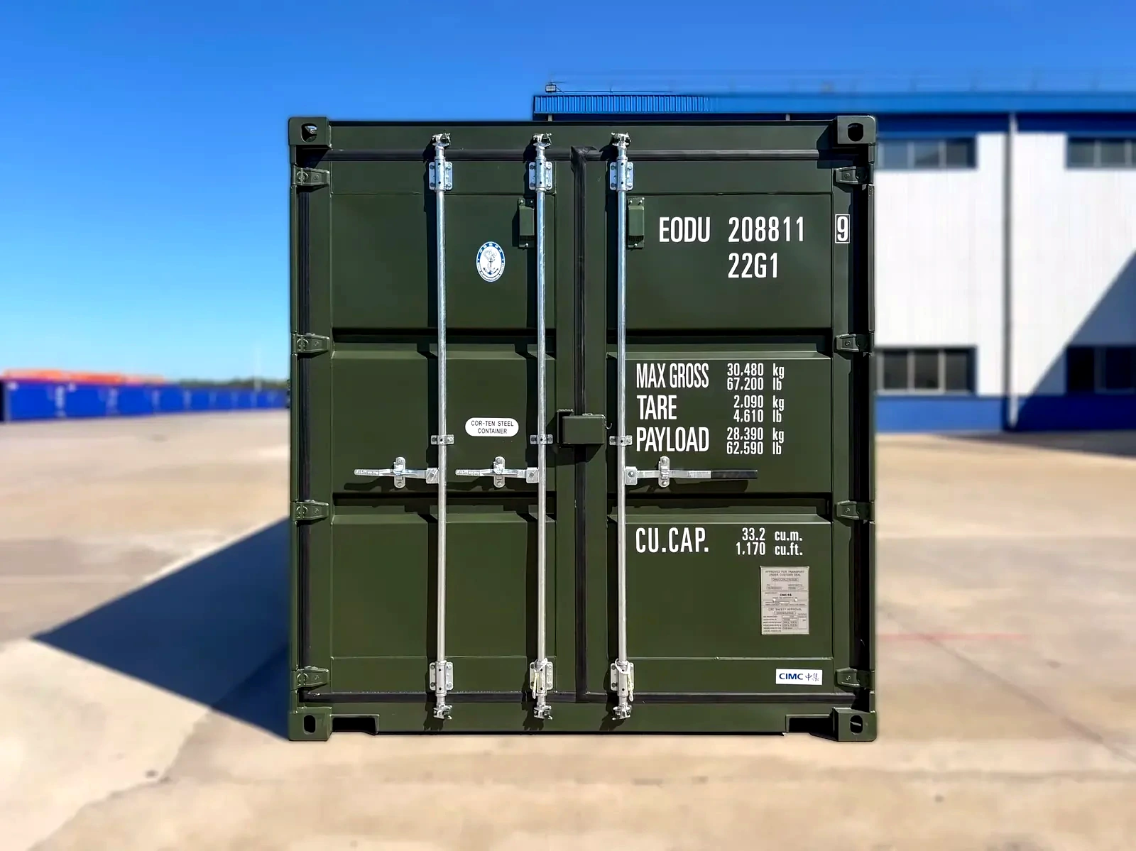 20ft Bottle Green Shipping Container