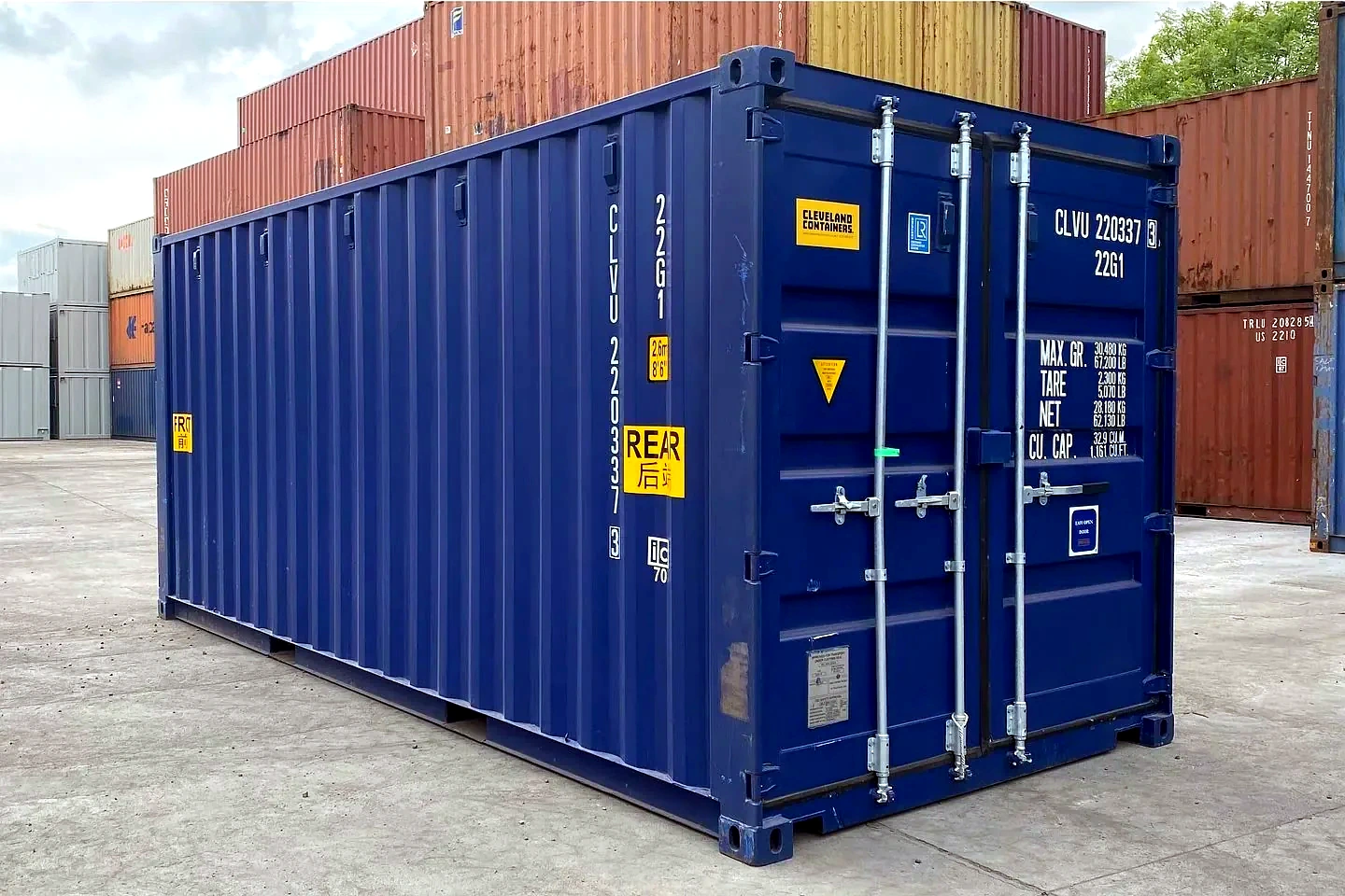 20Ft X 8Ft Tunnel Container (Double End Door) One Trip
