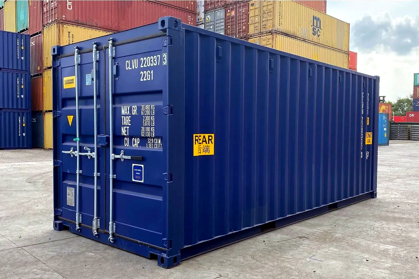 20Ft X 8Ft Tunnel Container (Double End Door) One Trip