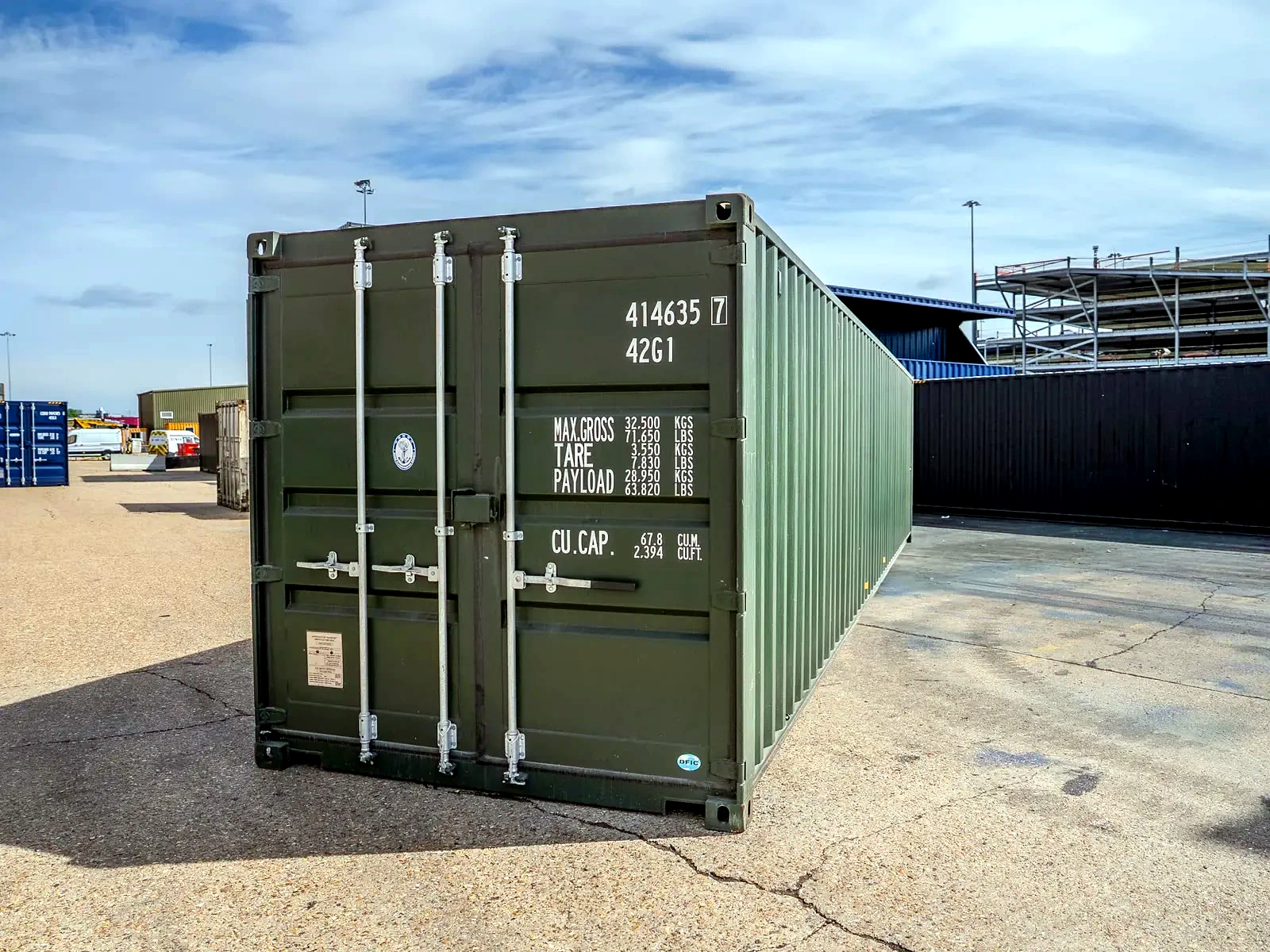 40ft Dry Van Container