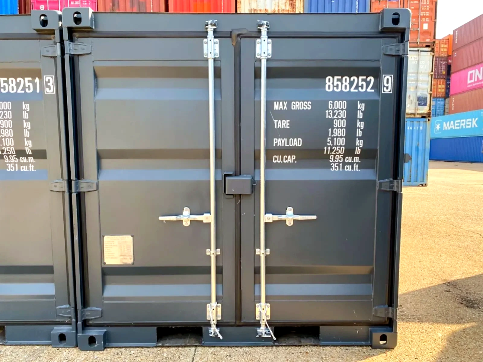 8ft Dry Van Containers