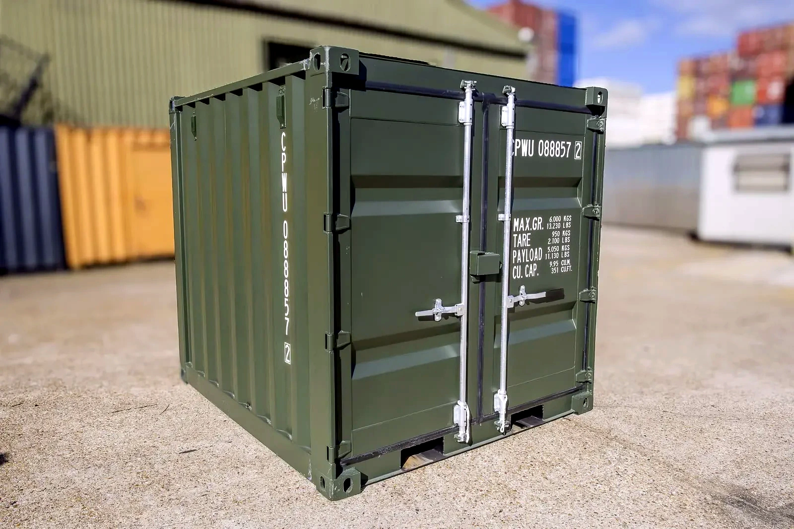 8ft Dry Van Containers