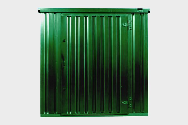 4m x 2.1m Powder Coated Flat Packed Store