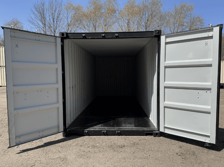 20 x 8 New Black Shipping / Storage Container
