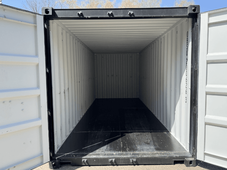 20 x 8 New Black Shipping / Storage Container