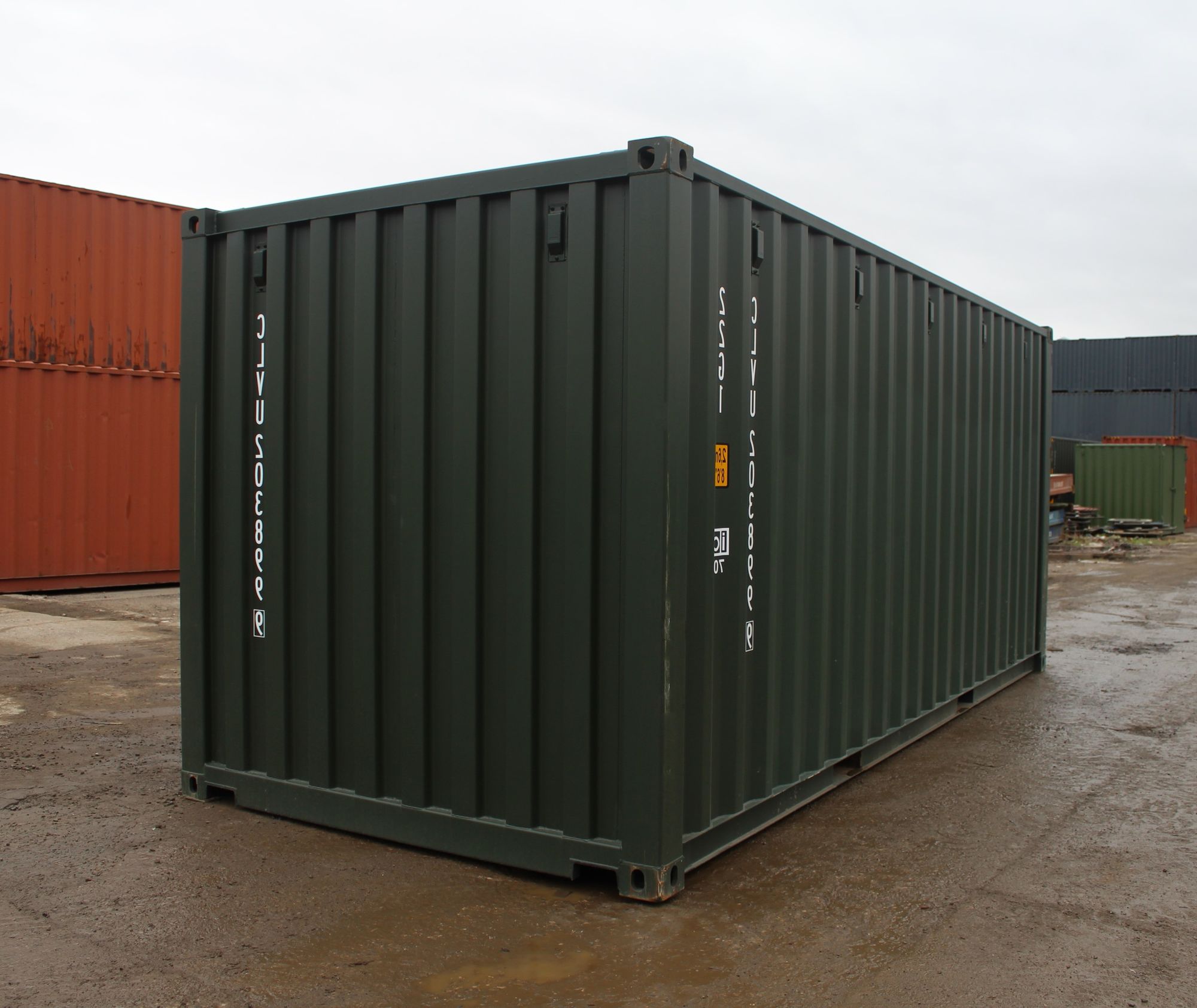20ft New Shipping Containers 20ft Once Used S2- Original Doors