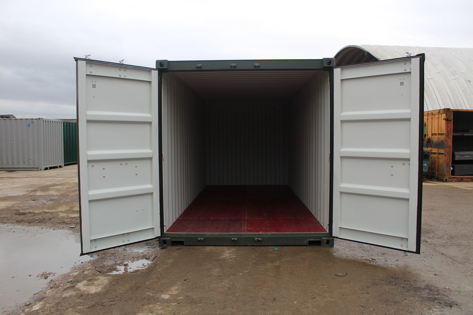 20ft New Shipping Containers 20ft Once Used S2- Original Doors