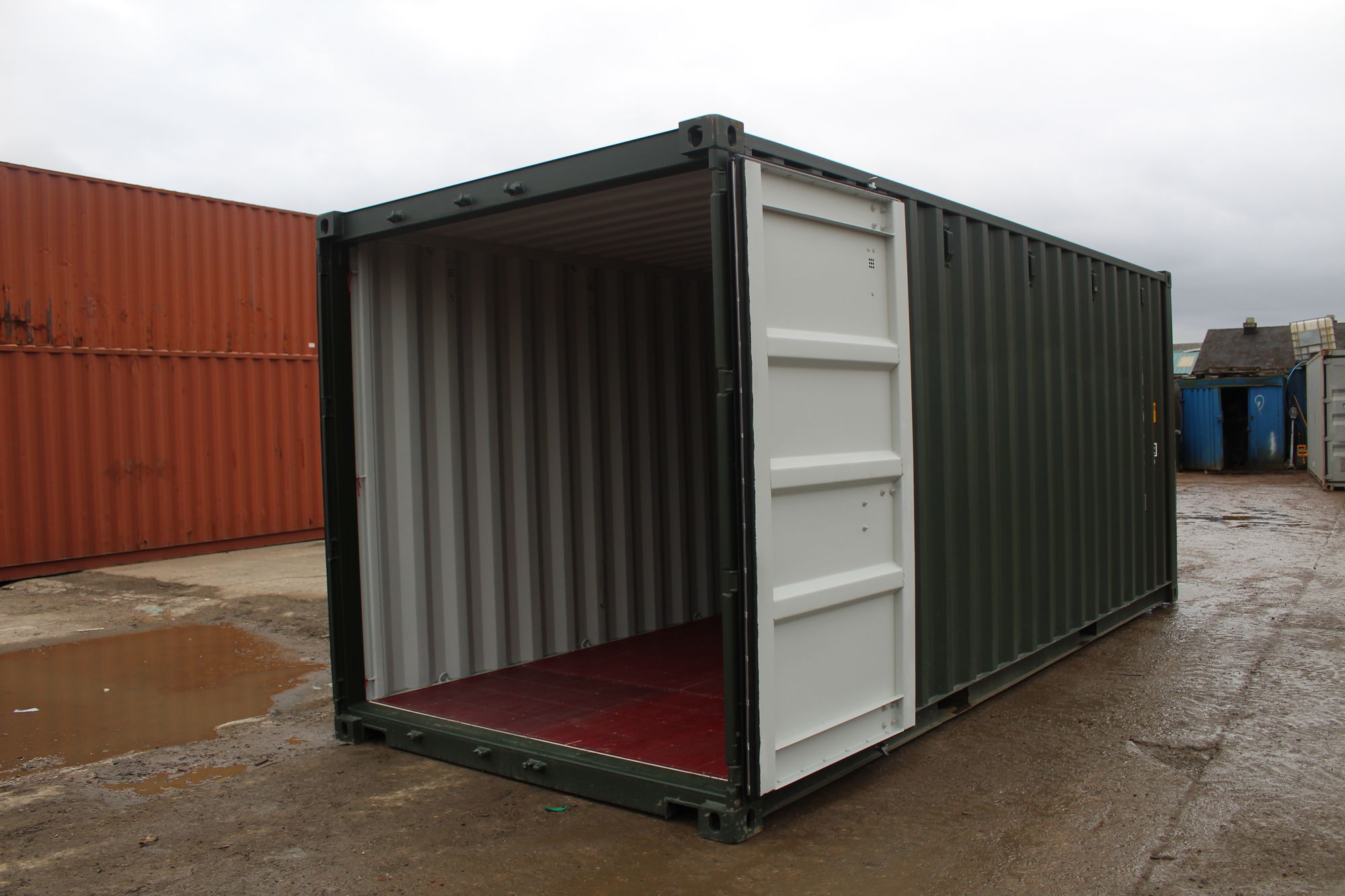 20ft New Shipping Containers 20ft Once Used S2- Original Doors