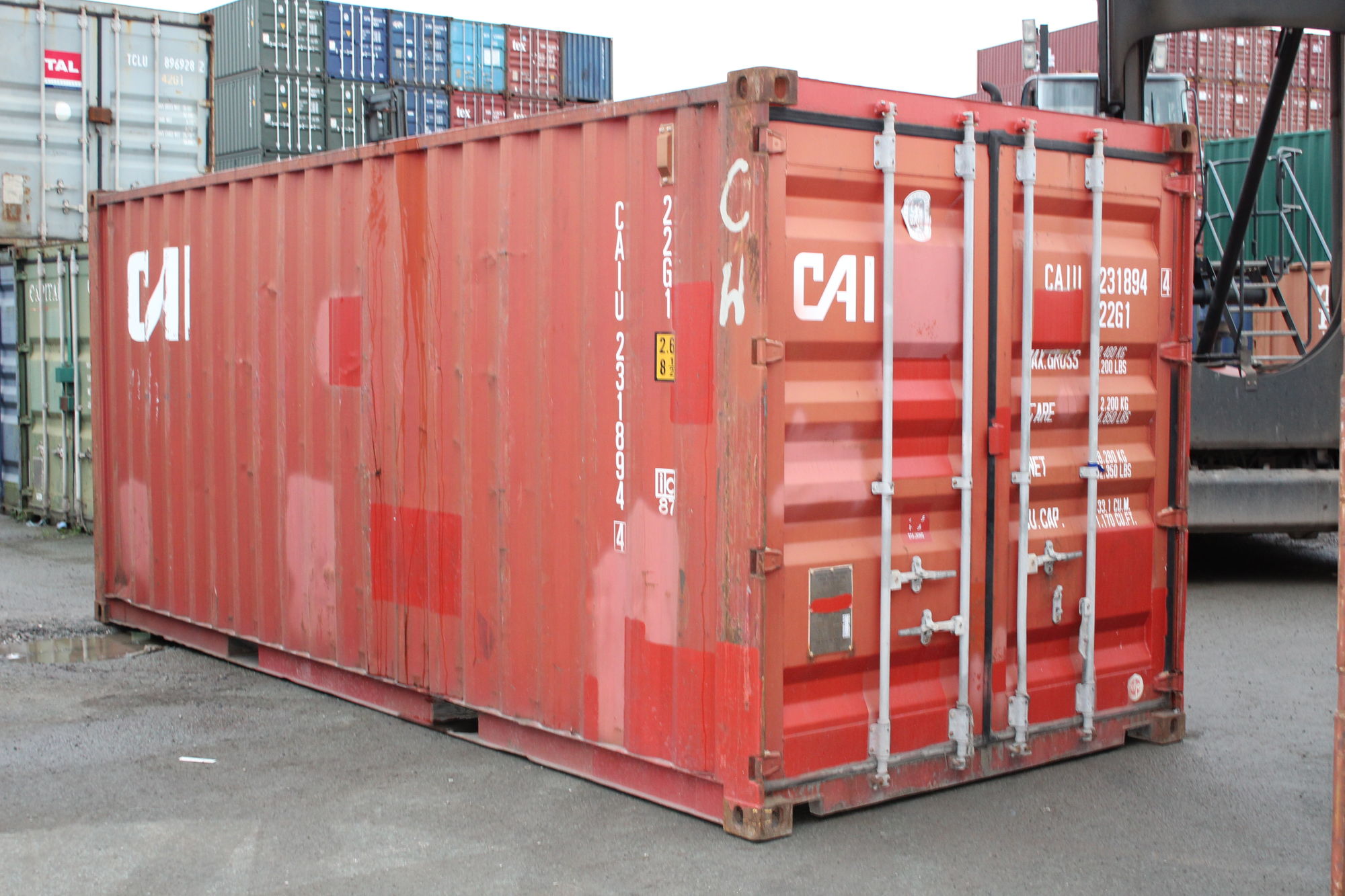 20ft Used Shipping Containers 20ft S2 Doors