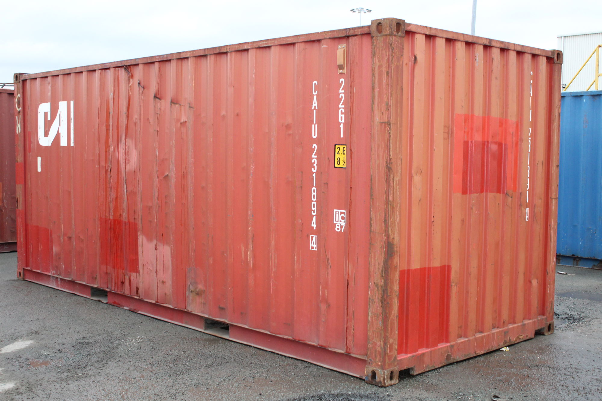 20ft Used Shipping Containers 20ft S2 Doors