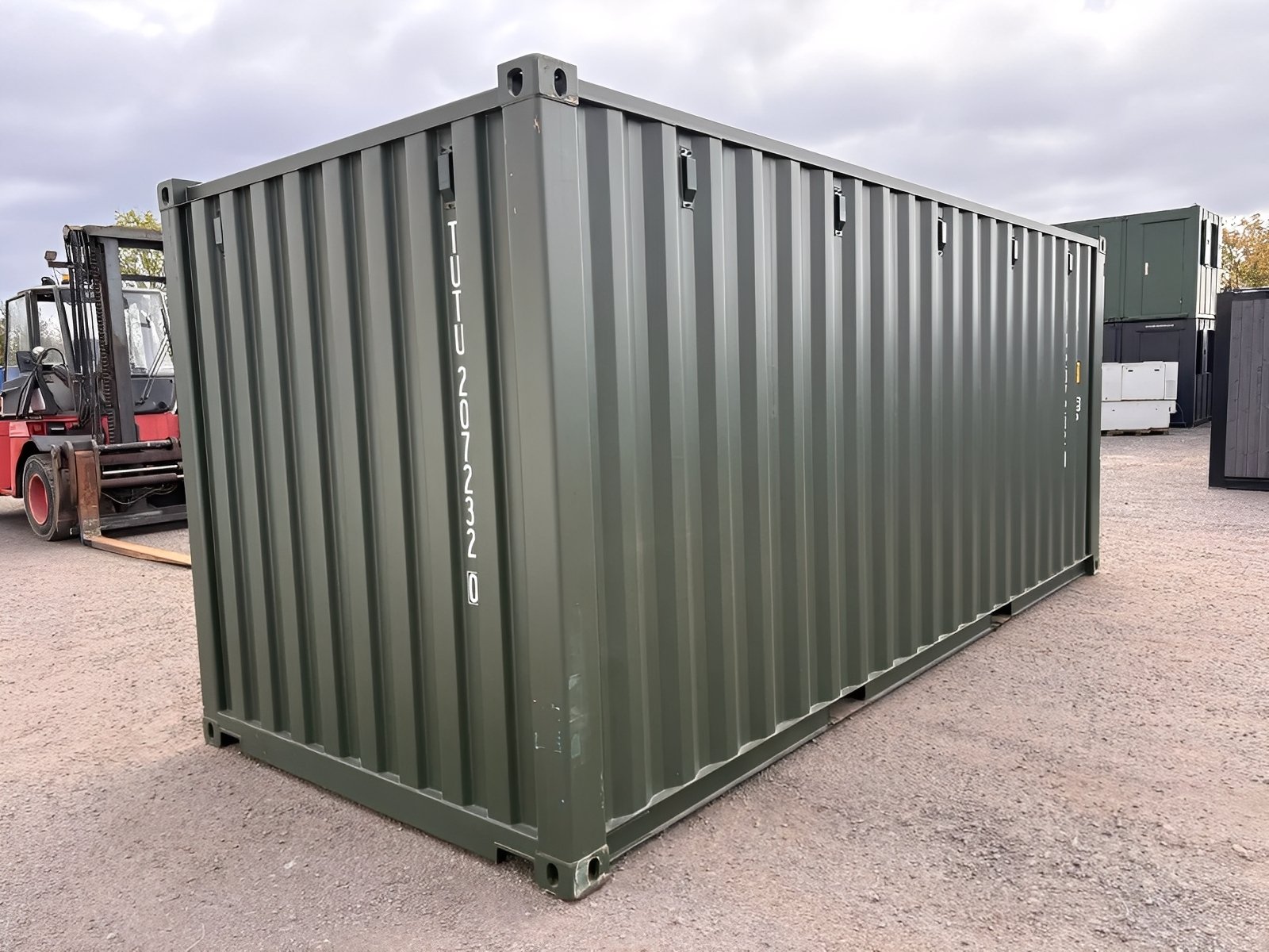 20Ft Shipping Container (One Trip) – Dark Green