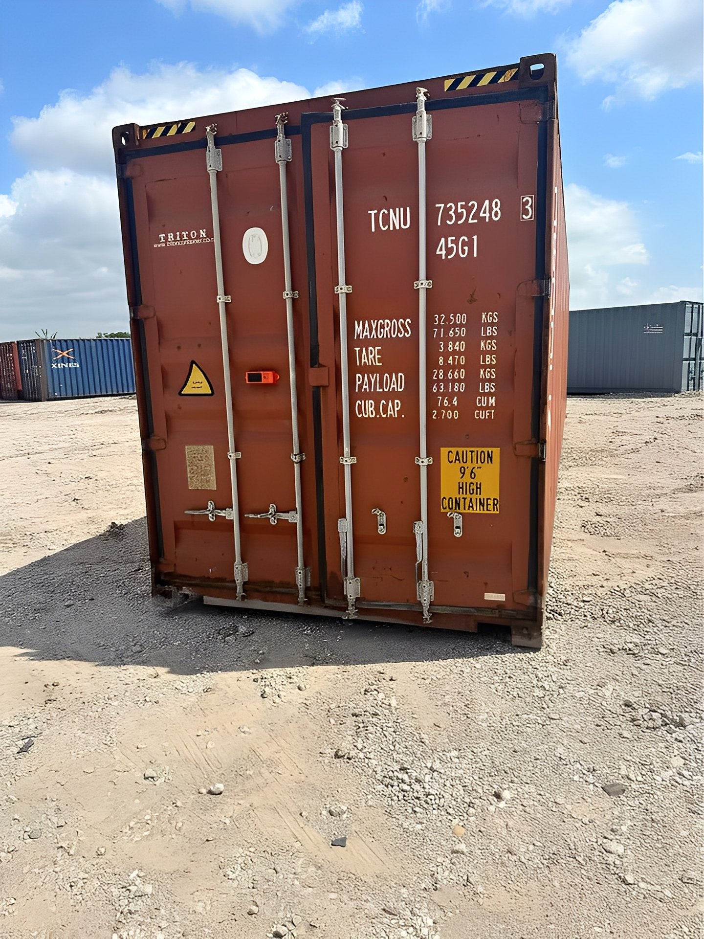 40ft Used High Cube Shipping Container – Wind & Watertight