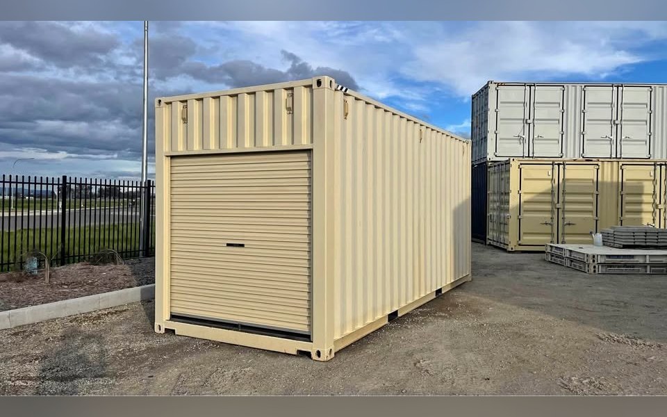 20ft HC Shipping Container with Rollup Door – Extra Height, Secure & Easy Access