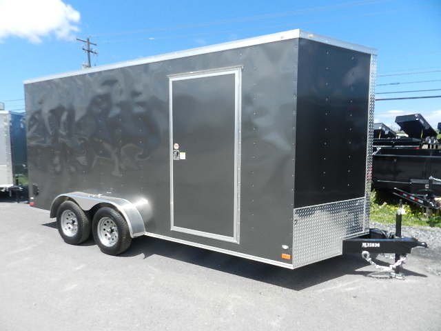 Covered Wagon 7’x16′ Enclosed Trailer — 12″ Added Height
